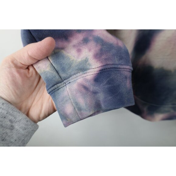 Vtg Y2K Nike Volleyball Womens Medium Spell Out Acid Wash Crewneck Sweatshirt - Picture 8 of 13